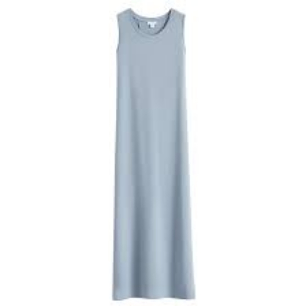 Blue - Cuyana - Drape Back Dress - Size Large